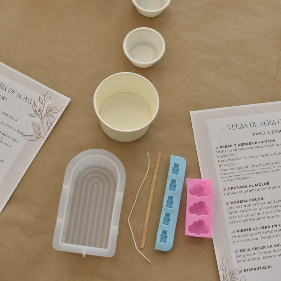 Taller Velas de Molde, Colores & Wax Melts - VER FECHAS