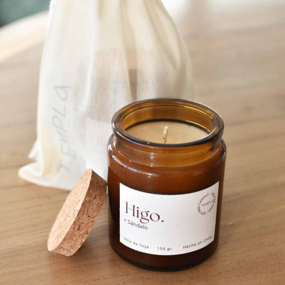 Vela de Soja 150 gr. - Higo y Sándalo