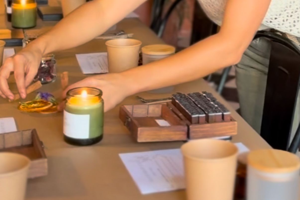 Taller Velas de Soja & Sahumado