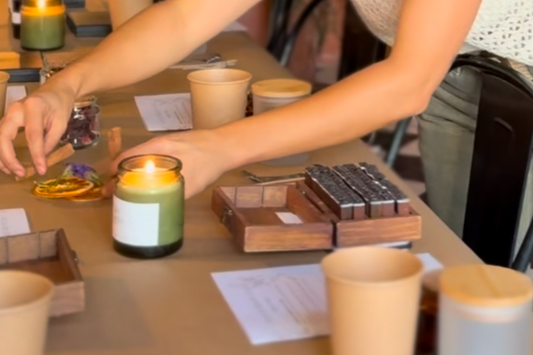 Taller Velas de Soja & Sahumado