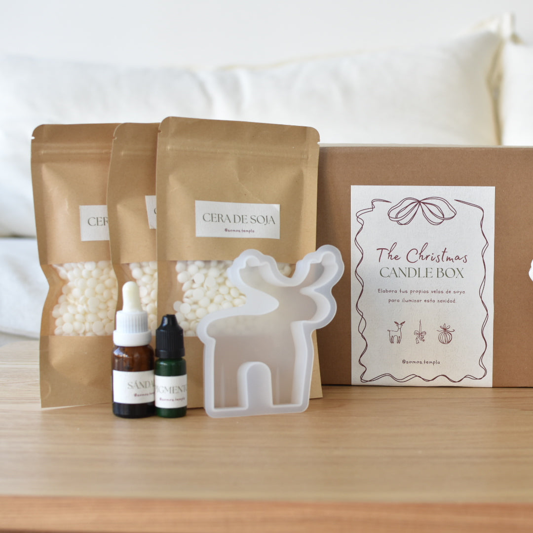 The Christmas Candle Box - DIY Velas Navideñas