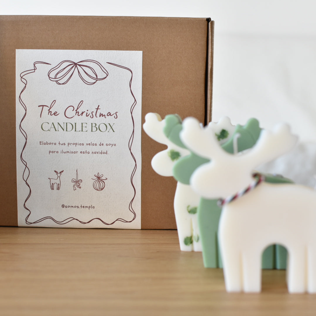 The Christmas Candle Box - DIY Velas Navideñas