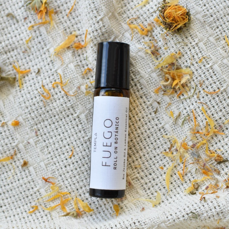 Roll on aceite jojoba y aceite esencial naranja. Aromaterapia