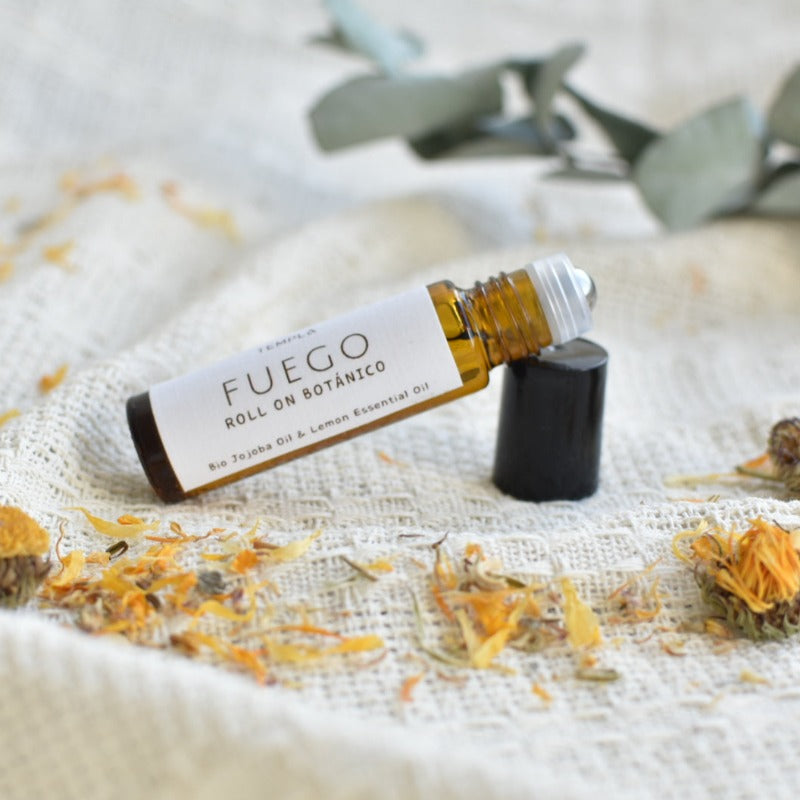 Roll on aceite jojoba y aceite esencial naranja. Aromaterapia