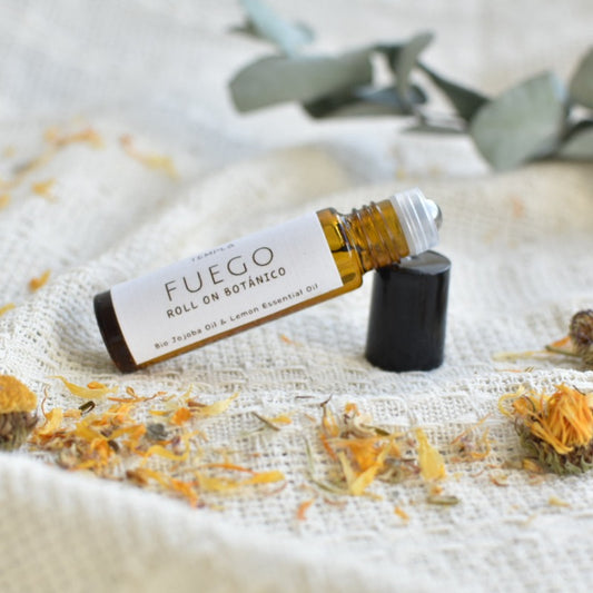 Roll on aceite jojoba y aceite esencial naranja. Aromaterapia